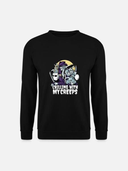 Halloween Grusel Design - Unisex Pullover - Schwarz