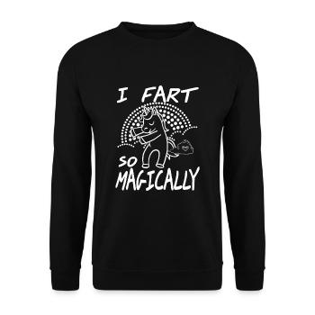 Je pet so magical unicorn pet pet unicorn chiots - Sweat-shirt Unisexe - noir - Devant - Alina (178cm) & Michal (187cm)
