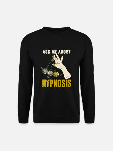 Frag mich über Hypnose - Unisex Pullover - Schwarz