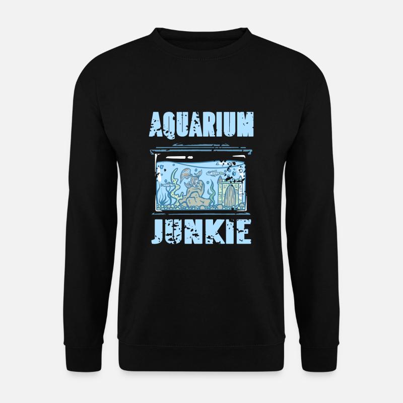Aquarium Junkie - Unisex Pullover - Schwarz