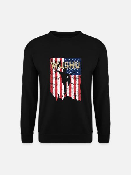 US USA Wushu - Unisex Sweatshirt - black