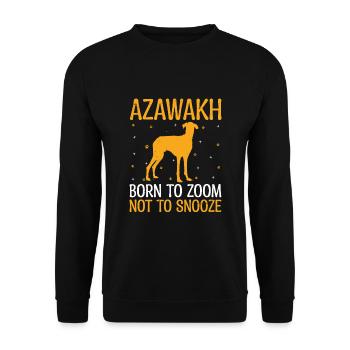 Azawakh Dog Owner Arabian Greyhound Tuareg Sloughi - Sweat-shirt Unisexe - noir - Devant - Alina (178cm) & Michal (187cm)