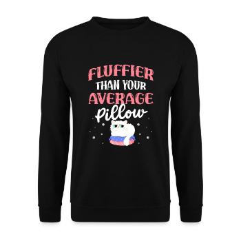 Chat persan Chat Amoureux Propriétaire de chat Persan Longhair C - Sweat-shirt Unisexe - noir - Devant - Alina (178cm) & Michal (187cm)