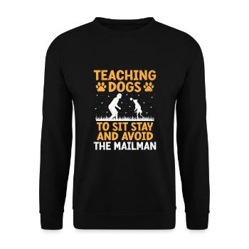 Dog Trainer Dog Training Training Dogs Pet Care Pr - Unisex Sweatshirt - black - Front - Alina (178cm) & Michal (187cm)