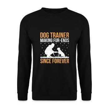 Dresseur de chiens Dressage de chiens Dressage de chiens Soins aux animaux de compagnie Pr - Sweat-shirt Unisexe - noir - Devant - Alina (178cm) & Michal (187cm)