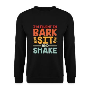 Dog Trainer Dog Training Training Dogs Pet Care Pr - Unisex Sweatshirt - black - Front - Alina (178cm) & Michal (187cm)