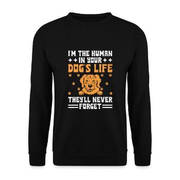 Dresseur de chiens Formation de chiens Chiens Soins pour animaux de compagnie Pr - Sweat-shirt Unisexe - noir - Devant - Alina (178cm) & Michal (187cm)