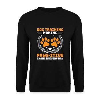 Dog Trainer Dog Training Training Dogs Pet Care Pr - Unisex Sweatshirt - black - Front - Alina (178cm) & Michal (187cm)