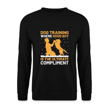 Dog Trainer Dog Training Training Dogs Pet Care Pr - Unisex Sweatshirt - black - Front - Alina (178cm) & Michal (187cm)