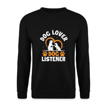 Dresseur de chiens Formation de chiens Chiens Soins pour animaux de compagnie Pr - Sweat-shirt Unisexe - noir - Devant - Alina (178cm) & Michal (187cm)