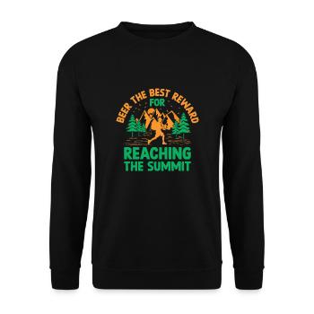 Wandern Bergsteigen Trekking Natur Outdoor Alco - Unisex Pullover - Schwarz - Vorne - Alina (178cm) & Michal (187cm)