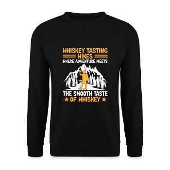 Randonnée Randonneur Nature Trekking Alpinisme en plein air - Sweat-shirt Unisexe - noir - Devant - Alina (178cm) & Michal (187cm)