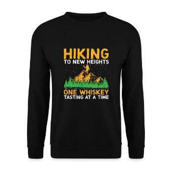 Randonnée Randonneur Nature Trekking Alpinisme en plein air - Sweat-shirt Unisexe - noir - Devant - Alina (178cm) & Michal (187cm)