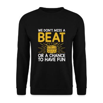 Drum Corps Marching Band Drum Corp Music Percussio - Unisex Pullover - Schwarz - Vorne - Alina (178cm) & Michal (187cm)