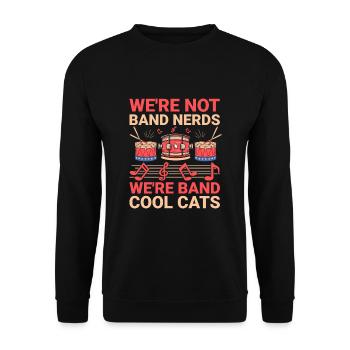 Corps de tambours, fanfare, corps de tambours, musique Percussio - Sweat-shirt Unisexe - noir - Devant - Alina (178cm) & Michal (187cm)