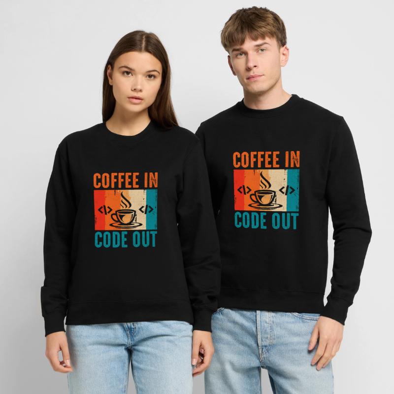 Kaffee-Codierung Programmierer Programmierer Entwickler Nerd Coff Unisex Pullover