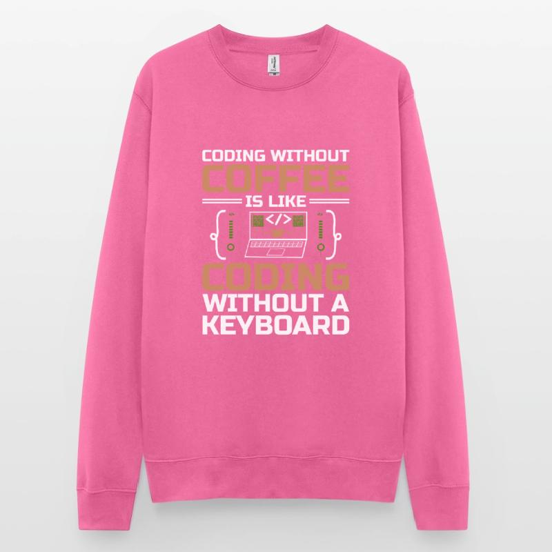 Kaffee-Codierung Programmierer Programmierer Entwickler Nerd Coff Unisex Pullover