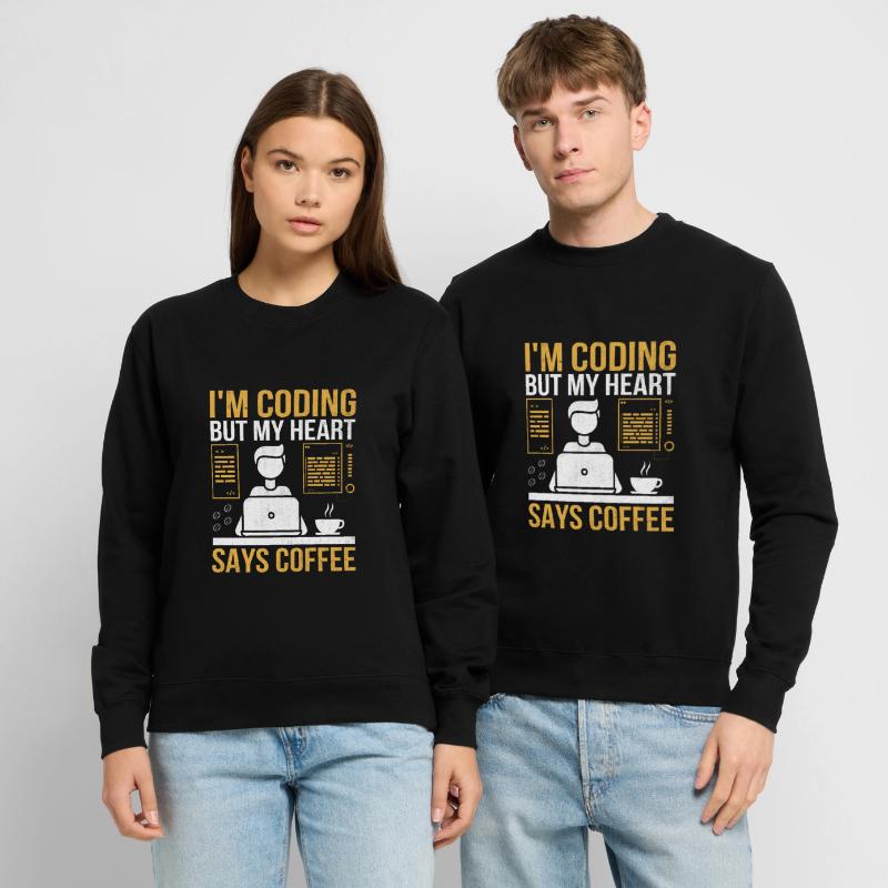 Coffee Coding Programmer Coder Developer Nerd Coff Unisex Sweatshirt