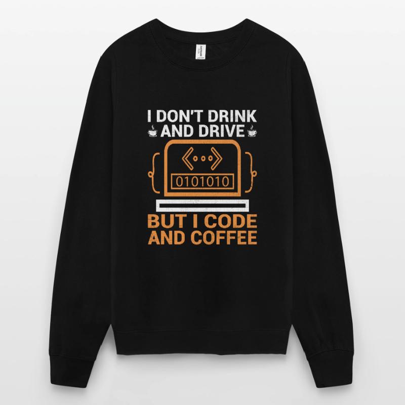 Coffee Coding Programmer Coder Developer Nerd Coff Unisex Sweatshirt