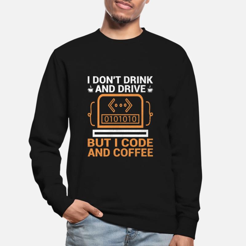 Coffee Coding Programmer Coder Developer Nerd Coff Unisex Sweatshirt