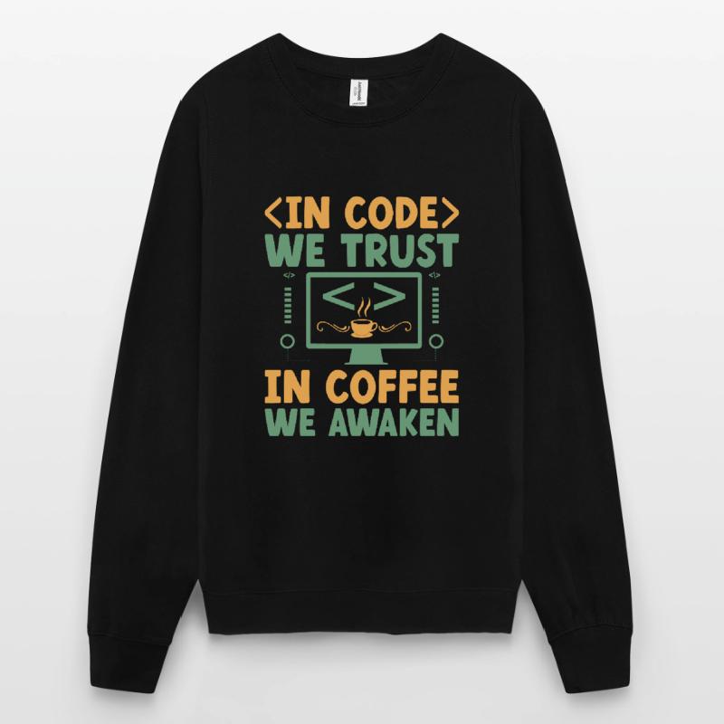 Coffee Coding Programmer Coder Developer Nerd Coff Unisex Sweatshirt