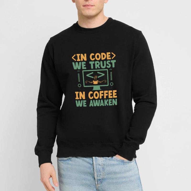 Coffee Coding Programmer Coder Developer Nerd Coff Unisex Sweatshirt