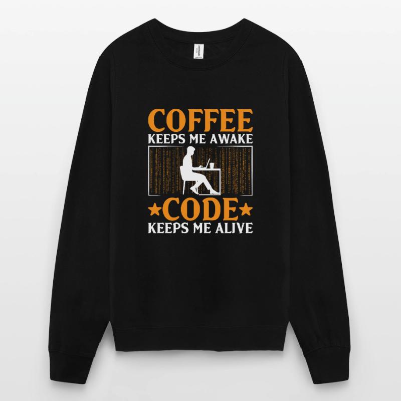 Coffee Coding Programmer Coder Developer Nerd Coff Unisex Sweatshirt