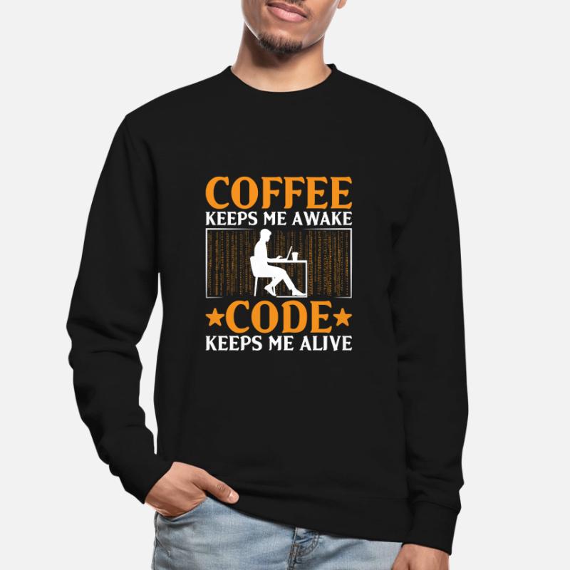 Coffee Coding Programmer Coder Developer Nerd Coff Unisex Sweatshirt