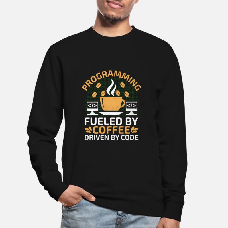 Coffee Coding Programmer Coder Developer Nerd Coff Unisex Sweatshirt