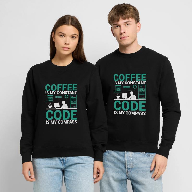 Coffee Coding Programmer Coder Developer Nerd Coff Unisex Sweatshirt