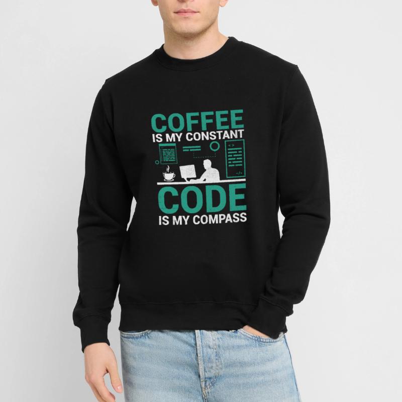 Coffee Coding Programmer Coder Developer Nerd Coff Unisex Sweatshirt