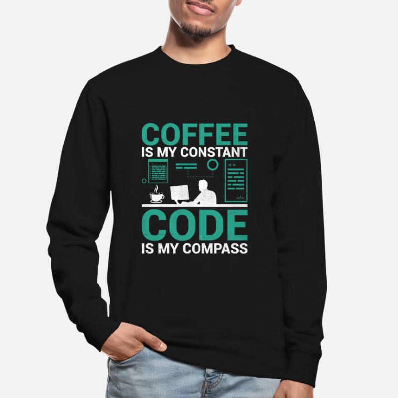 Coffee Coding Programmer Coder Developer Nerd Coff Unisex Sweatshirt