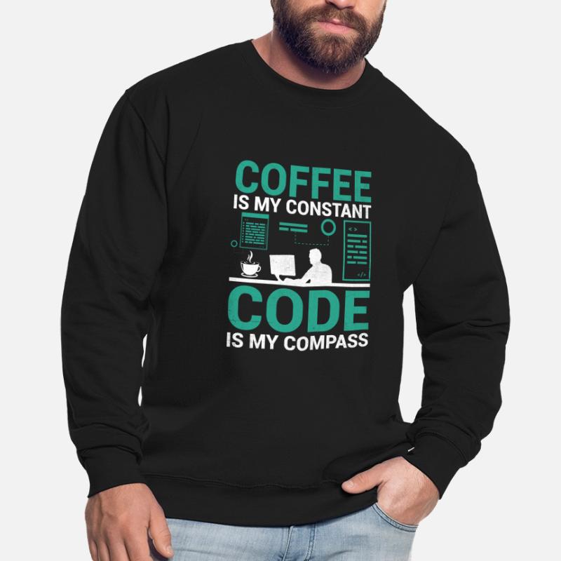 Coffee Coding Programmer Coder Developer Nerd Coff Unisex Sweatshirt