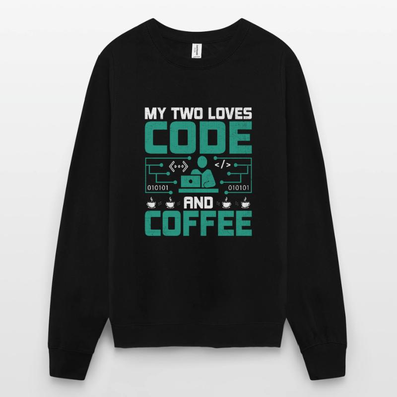 Coffee Coding Programmer Coder Developer Nerd Coff Unisex Sweatshirt