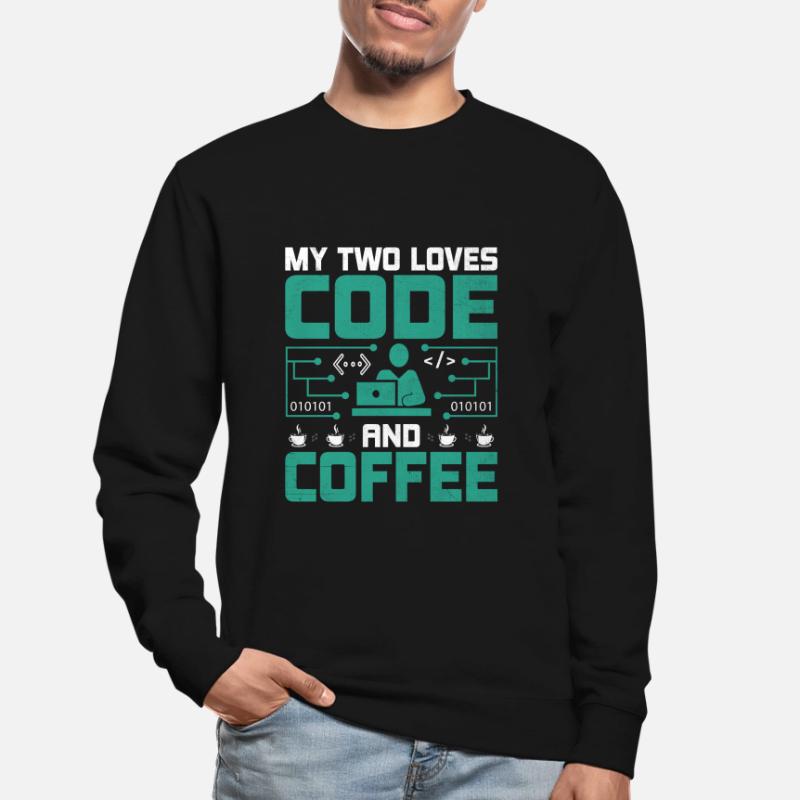 Coffee Coding Programmer Coder Developer Nerd Coff Unisex Sweatshirt