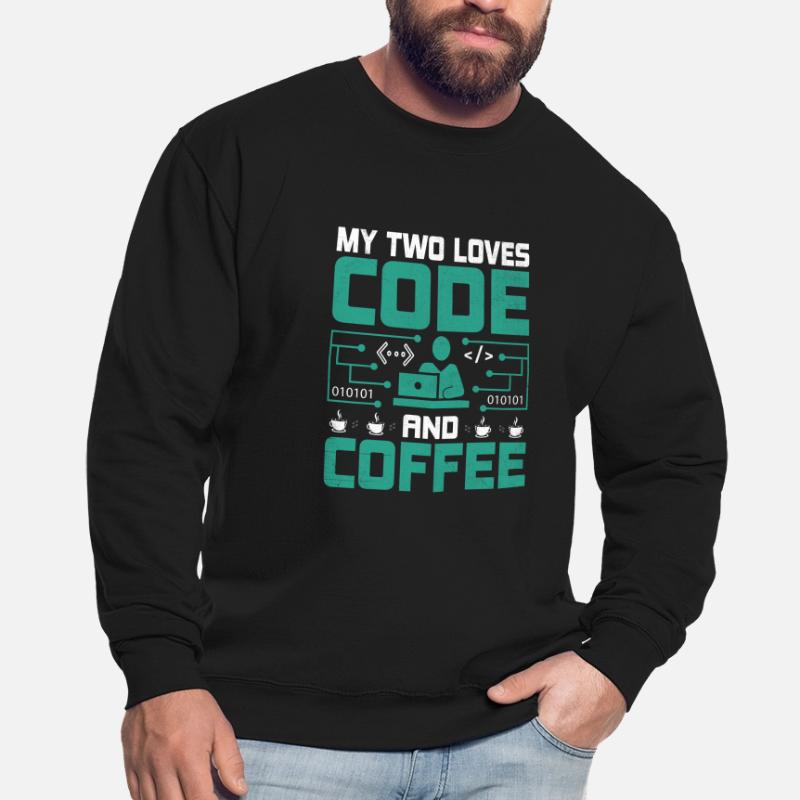 Coffee Coding Programmer Coder Developer Nerd Coff Unisex Sweatshirt