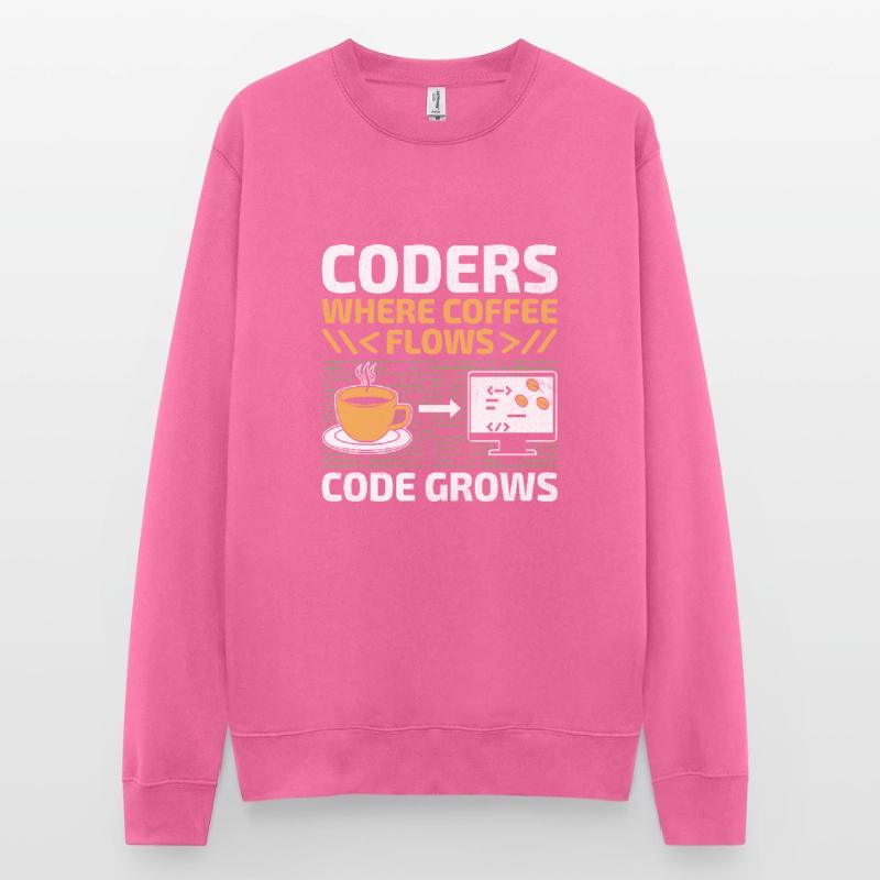 Kaffee-Codierung Programmierer Programmierer Entwickler Nerd Coff Unisex Pullover