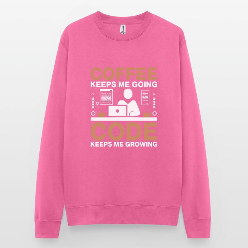 Kaffee-Codierung Programmierer Programmierer Entwickler Nerd Coff Unisex Pullover