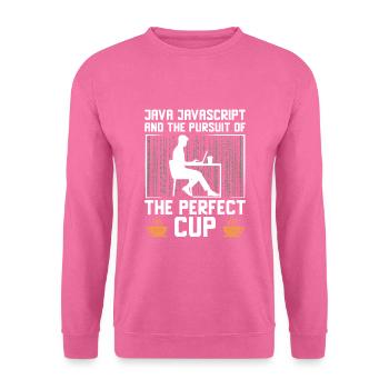 Coffee Coding Programmer Coder Developer Nerd Coff - Unisex Sweatshirt - pink - Front