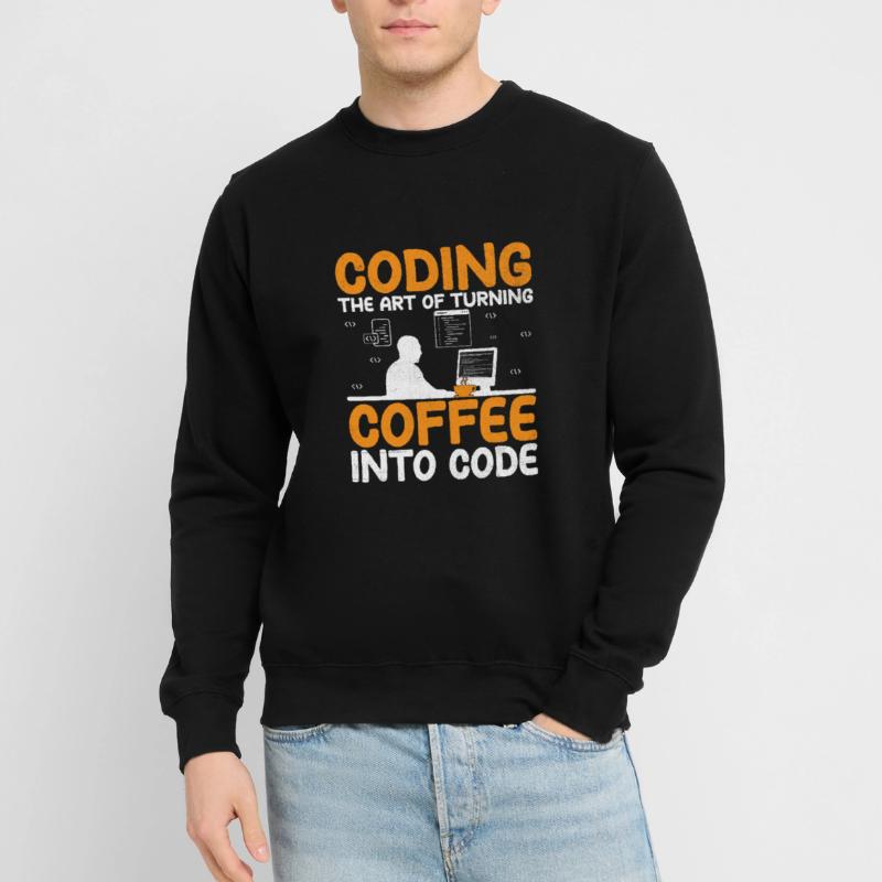 Coffee Coding Programmer Coder Developer Nerd Coff Unisex Sweatshirt