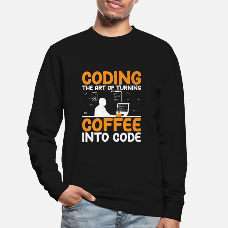 Coffee Coding Programmer Coder Developer Nerd Coff Unisex Sweatshirt