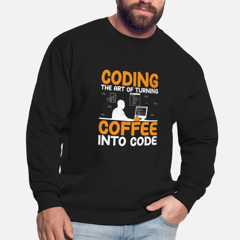 Coffee Coding Programmer Coder Developer Nerd Coff Unisex Sweatshirt
