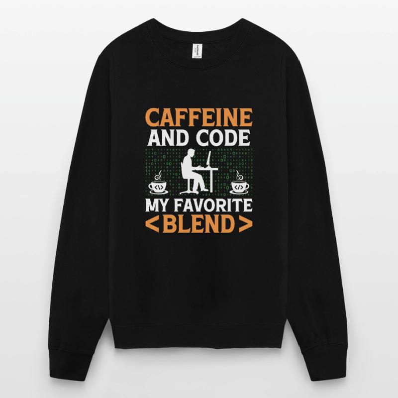 Coffee Coding Programmer Coder Developer Nerd Coff Unisex Sweatshirt