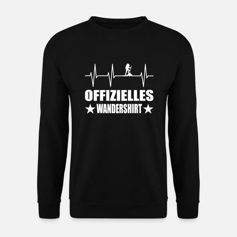 Wandern - Unisex Pullover - Schwarz