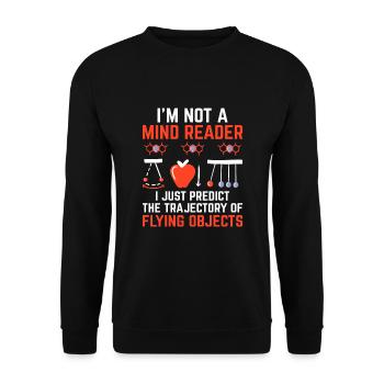 Professeur de sciences Professeur d’école Biologie Chimie P - Sweat-shirt Unisexe - noir - Devant - Alina (178cm) & Michal (187cm)