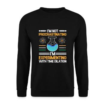 Science Teacher School Teacher Biology Chemistry P - Unisex Sweatshirt - black - Front - Alina (178cm) & Michal (187cm)