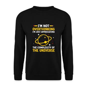Professeur de sciences Professeur d’école Biologie Chimie P - Sweat-shirt Unisexe - noir - Devant - Alina (178cm) & Michal (187cm)