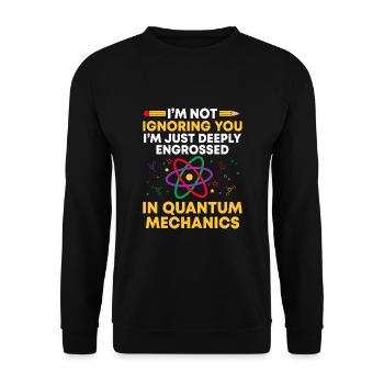 Professeur de sciences Professeur d’école Biologie Chimie P - Sweat-shirt Unisexe - noir - Devant - Alina (178cm) & Michal (187cm)