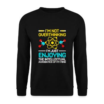 Professeur de sciences Professeur d’école Biologie Chimie P - Sweat-shirt Unisexe - noir - Devant - Alina (178cm) & Michal (187cm)