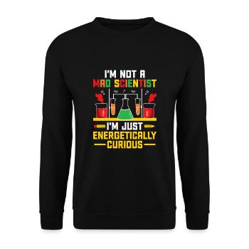 Science Teacher School Teacher Biology Chemistry P - Unisex Sweatshirt - black - Front - Alina (178cm) & Michal (187cm)